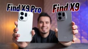 Close-up of OPPO Find X9 Pro showcasing its advanced camera system
