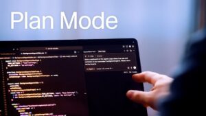 A visual representation of Plan Mode in Cursor AI IDE, showing a structured roadmap for coding projects.