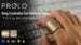 A wearable Prolo Ring device designed for precise desktop control using air gestures