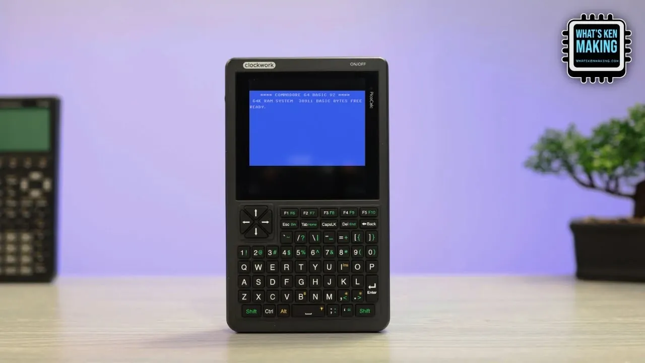 A Raspberry Pi Pico-powered DIY calculator with retro gaming features