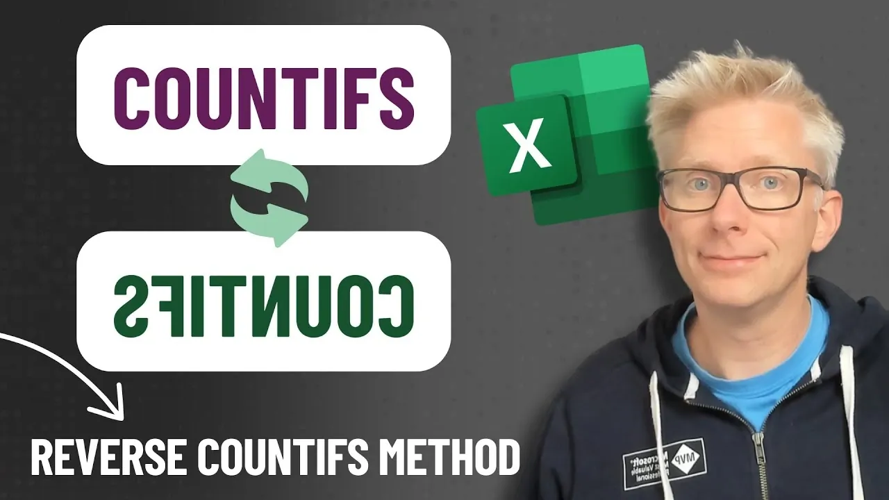 A detailed view of the reverse COUNTIFS method in Excel for smarter data verification