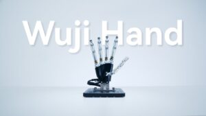 A robotic hand showcasing lifelike dexterity and precision in motion
