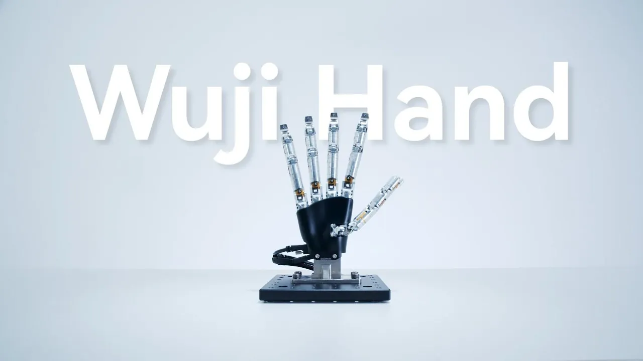 A robotic hand showcasing lifelike dexterity and precision in motion