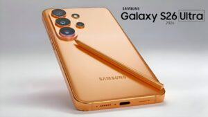 Samsung Galaxy S26 Ultra showcasing its 200MP camera system