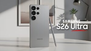 Samsung Galaxy S26 Ultra flagship smartphone with premium design and features