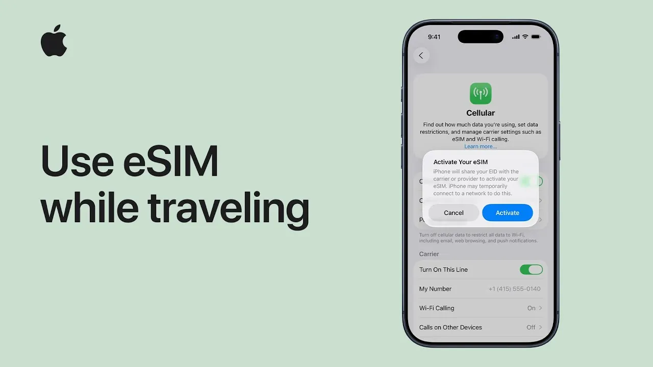 How to activate and manage a travel eSIM on your iPhone