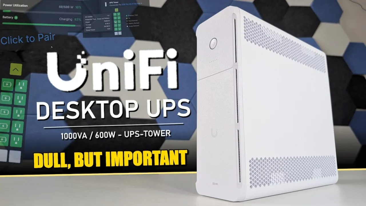 UniFi UPS Tower Review : Affordable Power Backup for Your Network The UniFi UPS Tower with its 10-outlet configuration for network devices