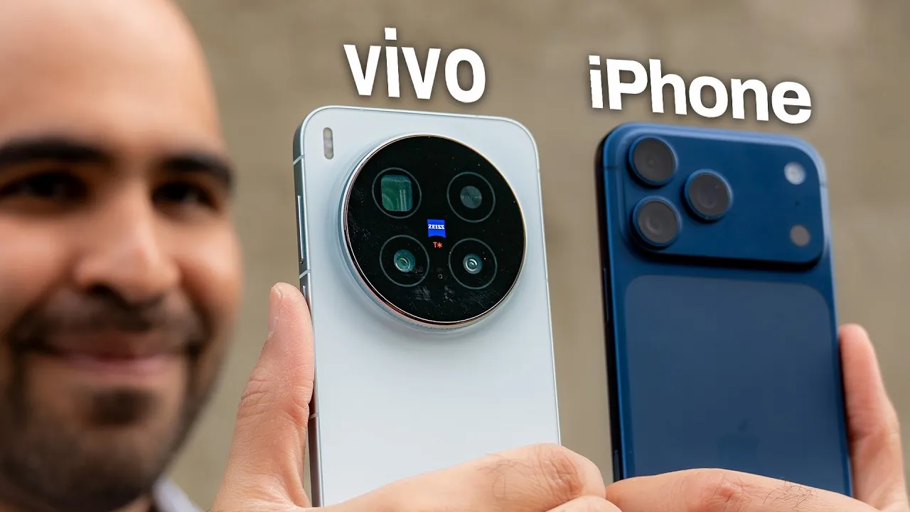 Battery life and charging speed comparison of vivo X300 Pro and iPhone 17 Pro Max
