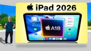 2026 iPad featuring A18 chip and Wi-Fi 6E for faster performance