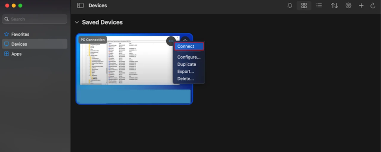 Desktop remoto di Windows per Mac