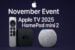 Apple November Event