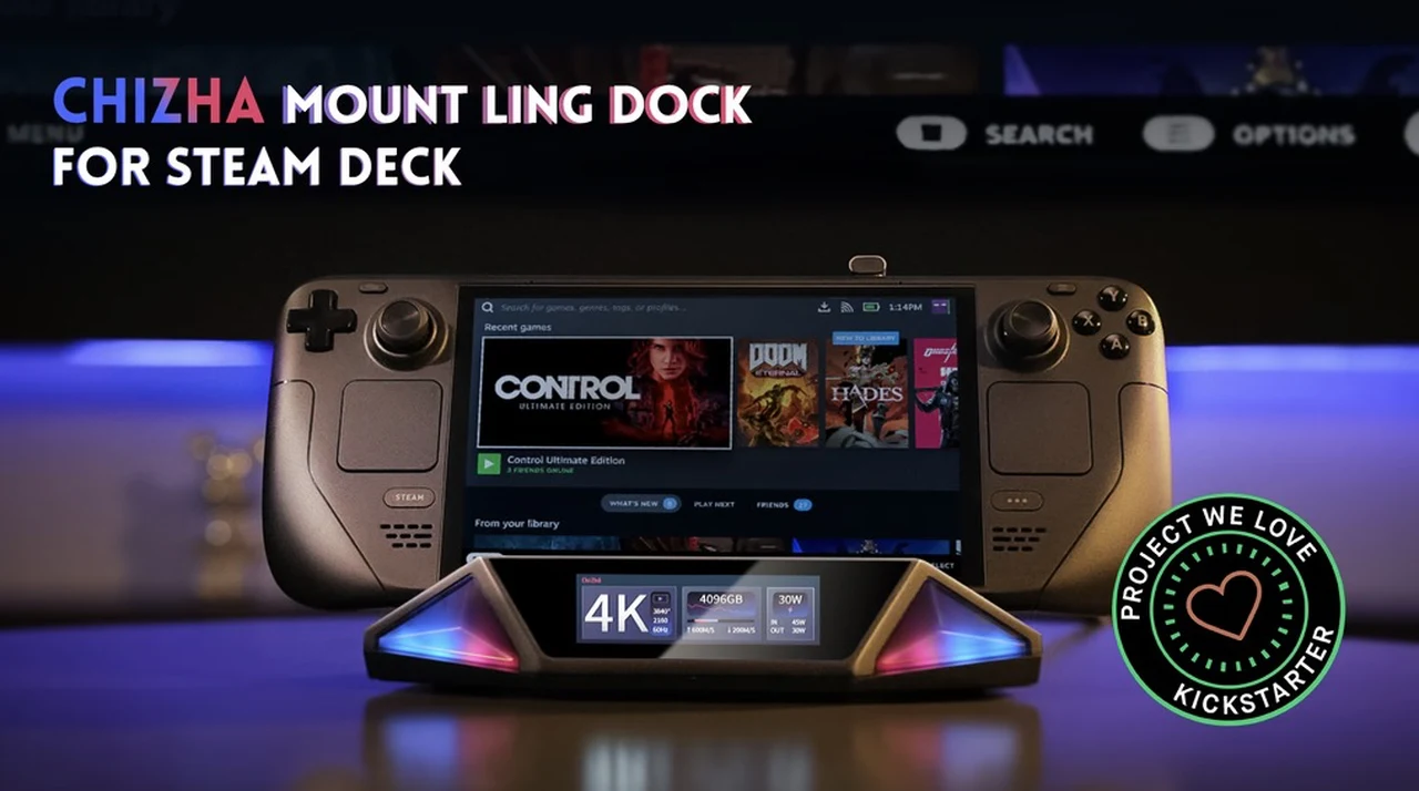 kickstarter per banchina a vapore