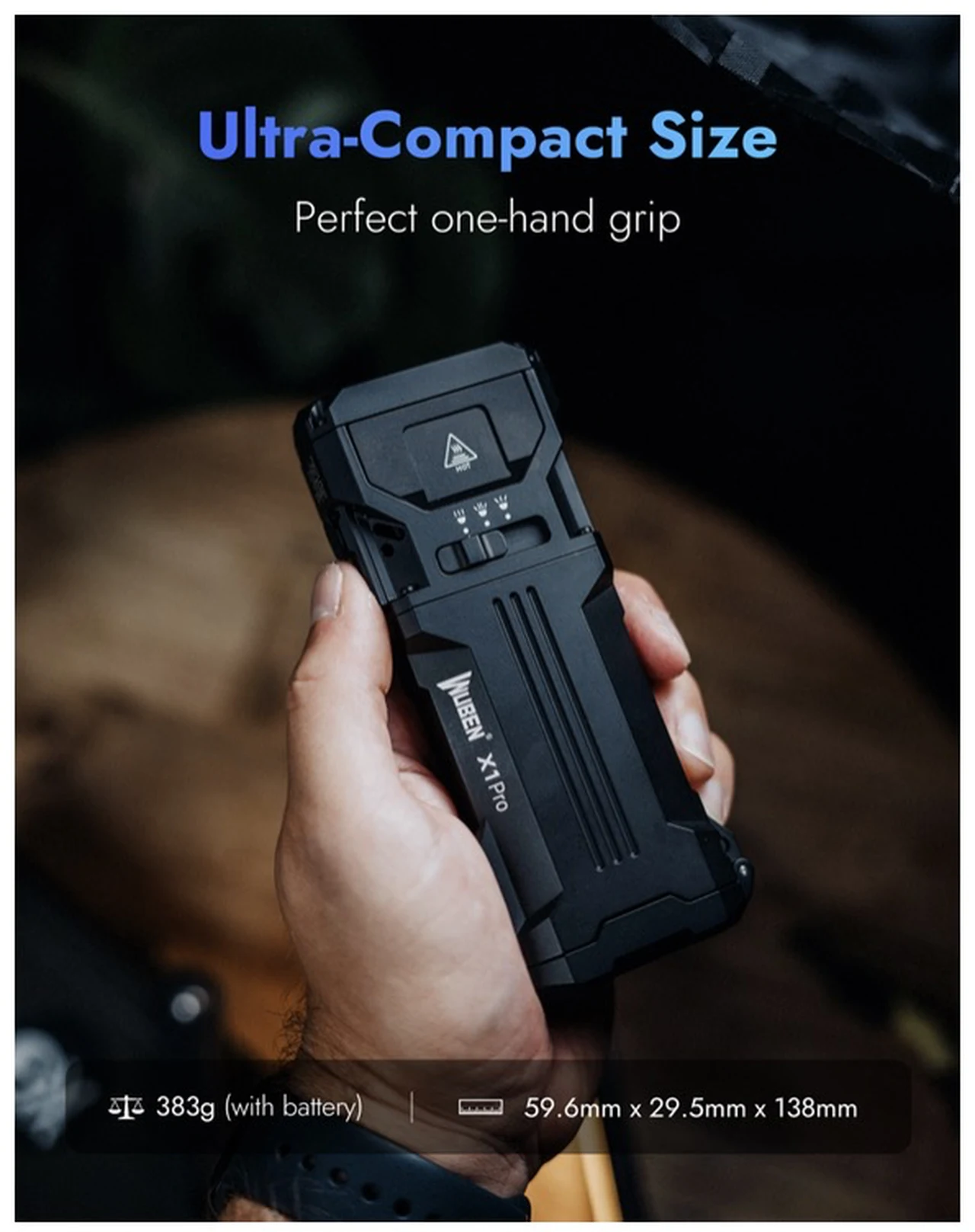 Kickstarter per torcia Wuben X1Pro