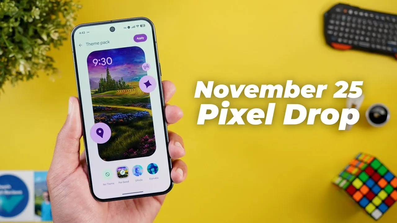 AI-powered tools introduced in Google’s November 2025 Pixel update