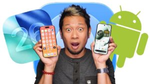 Android and iPhone file sharing feature using Quick Share and AirDrop