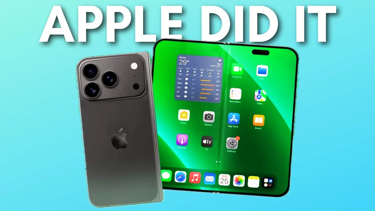 Apple’s foldable iPhone with advanced under-display camera technology