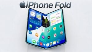 Apple’s foldable iPhone featuring a crease-free display for a seamless viewing experience