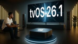 Apple TV tvOS 26.1 update showcasing new features and improvements