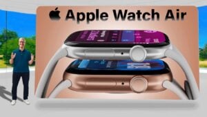 Apple Watch Air showcasing its ultra-thin and lightweight design