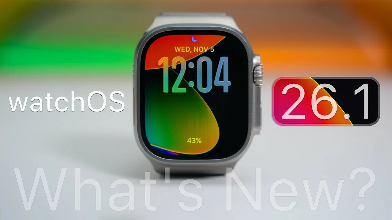 watchOS 26.1 Update: Features, Fixes, and What’s New Apple Watch showcasing new features in the watchOS 26.1 update