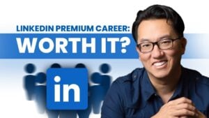 Screenshot of LinkedIn Premium Career dashboard showing job insights and filters
