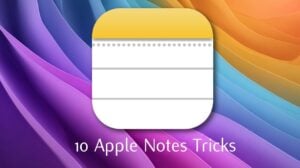 Apple Notes interface showing iOS 16 updates with a cleaner design