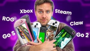A comprehensive guide to the best gaming handhelds of 2025, featuring top models and performance tiers.