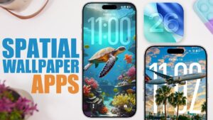Best apps to find stunning iOS 26 spatial wallpapers for iPhone