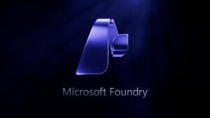 Diagram of Foundry IQ connecting files, M365, Fabric IQ, and web data