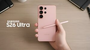 Samsung Galaxy S26 Ultra showcasing its refined rounder design