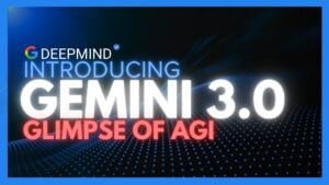 Benchmark chart of Gemini 3.0 Pro showing ELO 1500, GPQA Diamond 91.9, and MMU Pro 81 percent