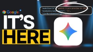 Screenshot concept showing Gemini 3.0 Pro preview in Vertex AI with new tools