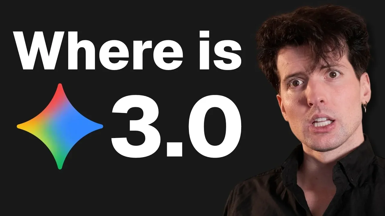 Timeline graphic showing rumored Gemini 3 release dates and delays in 2025