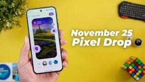 Google Pixel November 2025 update showcasing new features and tools