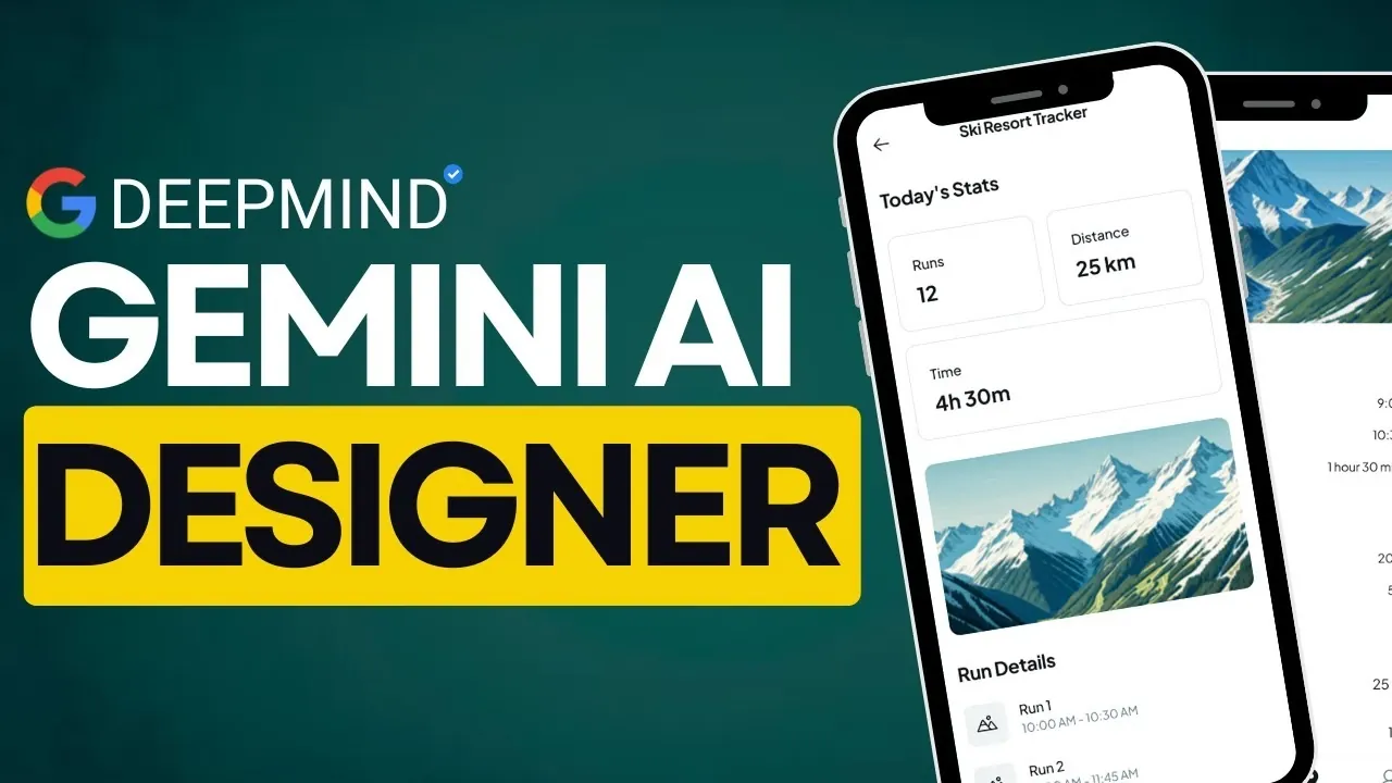 Concept view of Google Stitch working with Gemini 3.0 to keep layouts and branding consistent