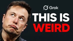 Illustration of AI bias where Grok ranks Musk above LeBron and Tyson, sparking concerns about fairness and accuracy.