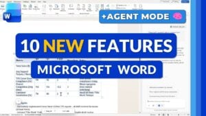 The Draw tab in Word 2025 with fountain pen brush pen and pencil converting ink to shape