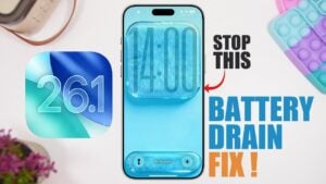 Guide to fixing iPhone battery drain issues on iOS 26.1