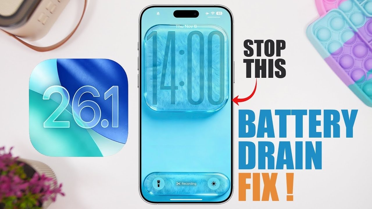 How to Fix iOS 26.1 Battery Drain Issues on iPhone - Geeky Gadgets