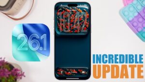 Smoother home screen animations in iOS 26.1 for a polished iPhone experience