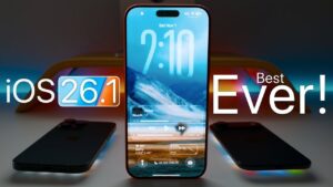iOS 26.1 performance boosts and smoother animations for iPhone users
