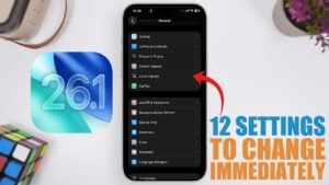 Privacy and security settings in iOS 26.1 to protect your data