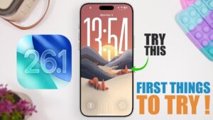 Overview of the top features in iOS 26.1 update for iPhone and iPad