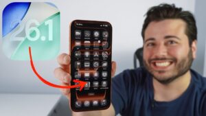 iOS 26.1 update showcasing new features and bug fixes for Apple devices