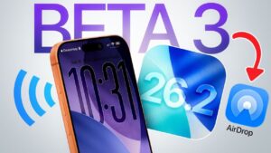 AirDrop enhancements in iOS 26.2 Beta 3 for temporary contact sharing