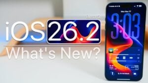 iOS 26.2 Beta 3 showcasing new features and performance improvements
