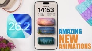 Liquid glass animations in iOS 26.2 Beta 2 enhancing user experience