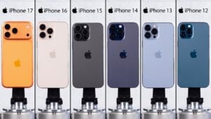 iPhone 17 Pro Max compared to older models in speed and performance