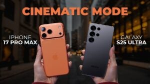 iPhone 17 Pro Max and Galaxy S25 Ultra compared for cinematic video quality