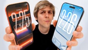 Side-by-side comparison of iPhone 17 Pro and iPhone Air features